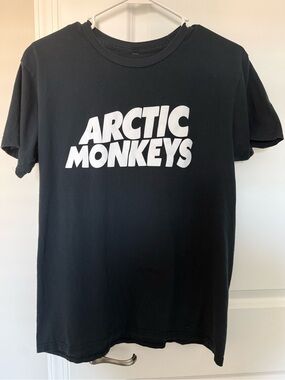 Hot Topic Black Arctic Monkeys Logo Tee